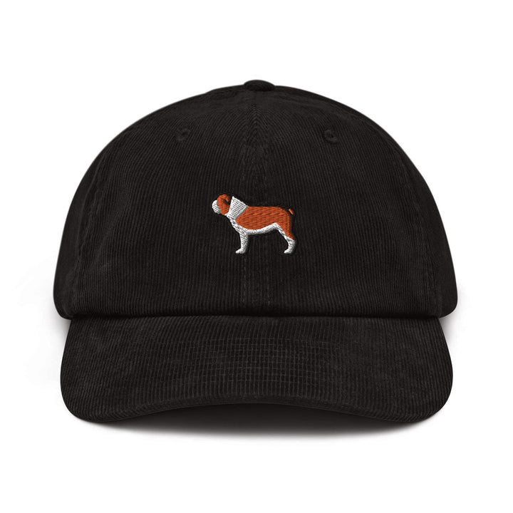 English Bulldog Corduroy Cap
