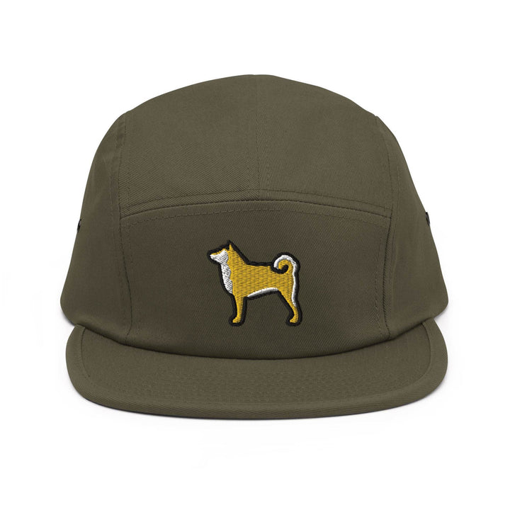 Shiba Inu 5 Panel Camper Cap