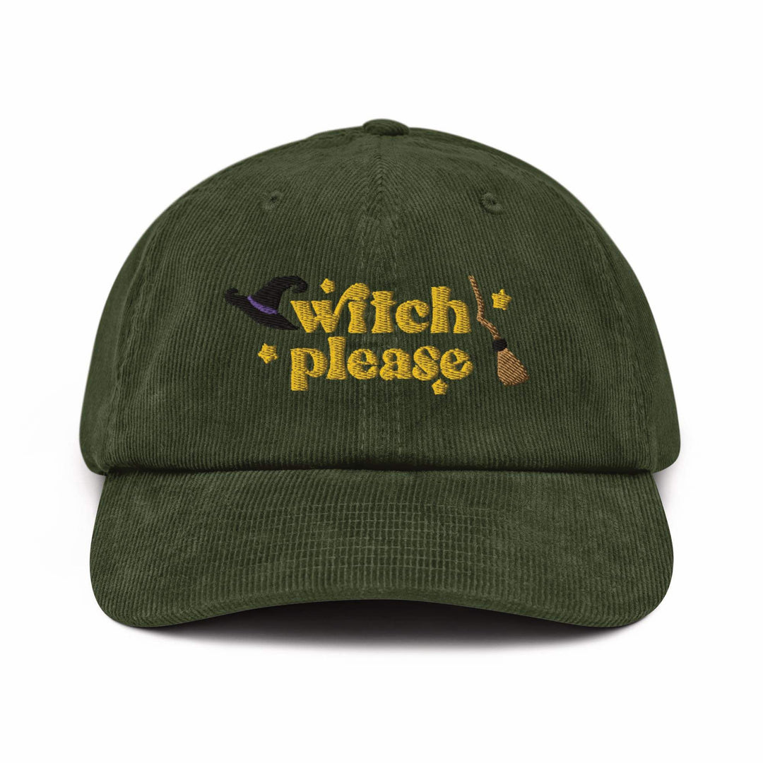 Witch Please Corduroy Cap