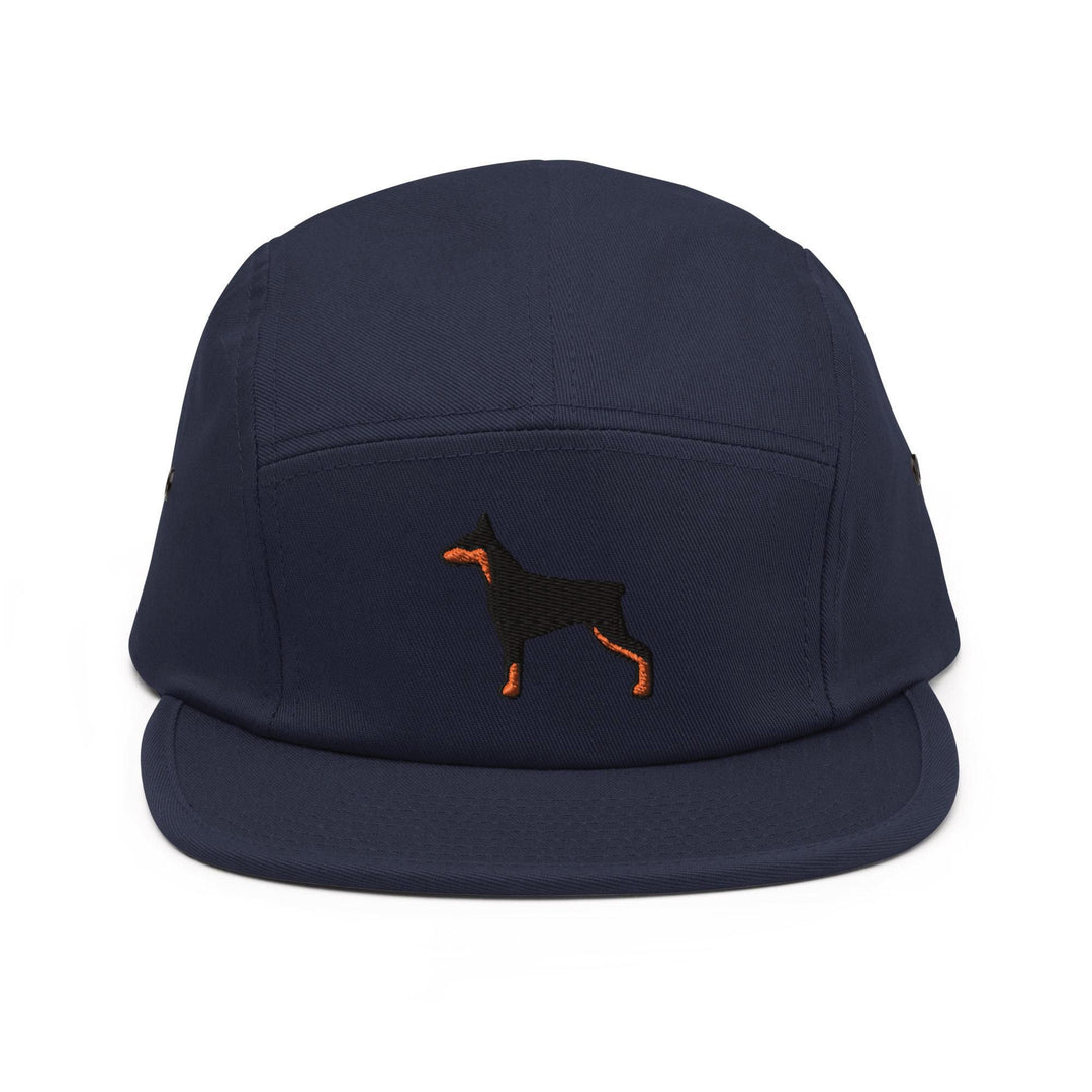 Doberman Pinscher 5 Panel Camper Cap