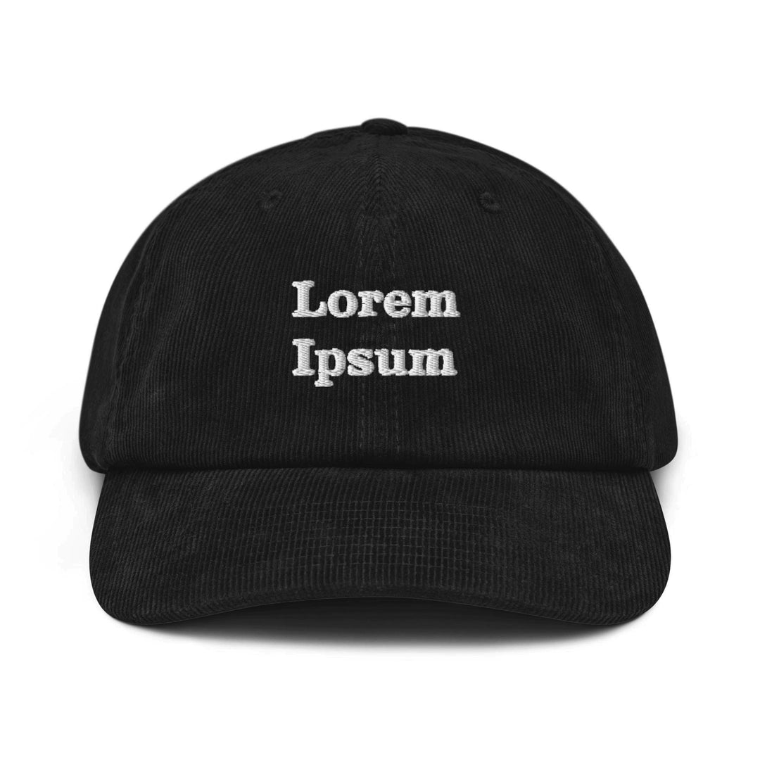 Lorem Ipsum Corduroy Cap