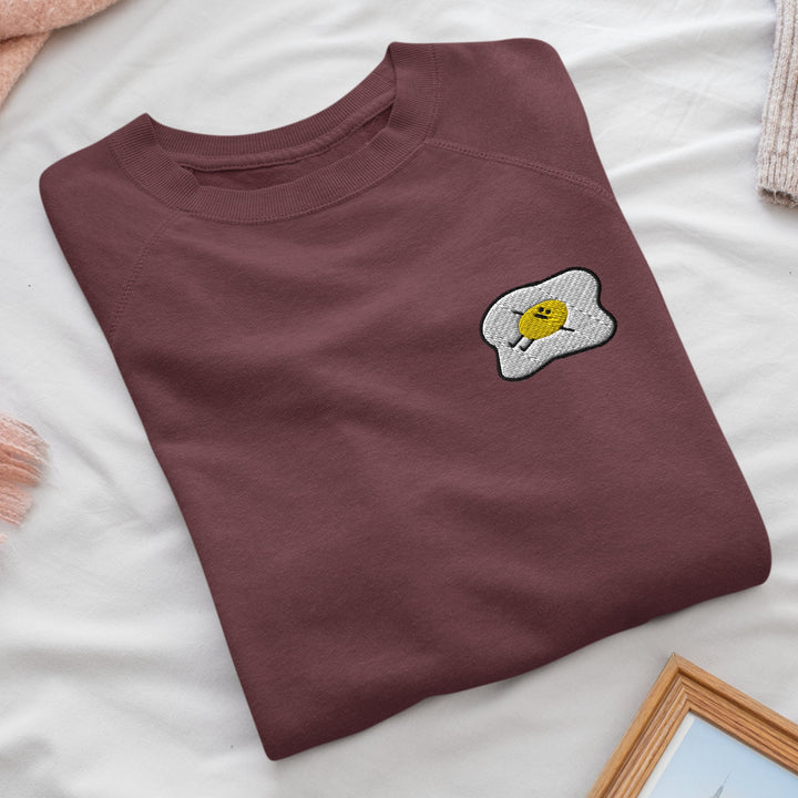 Kawaii Lazy Unmotivated Fried Egg Sweatshirt
