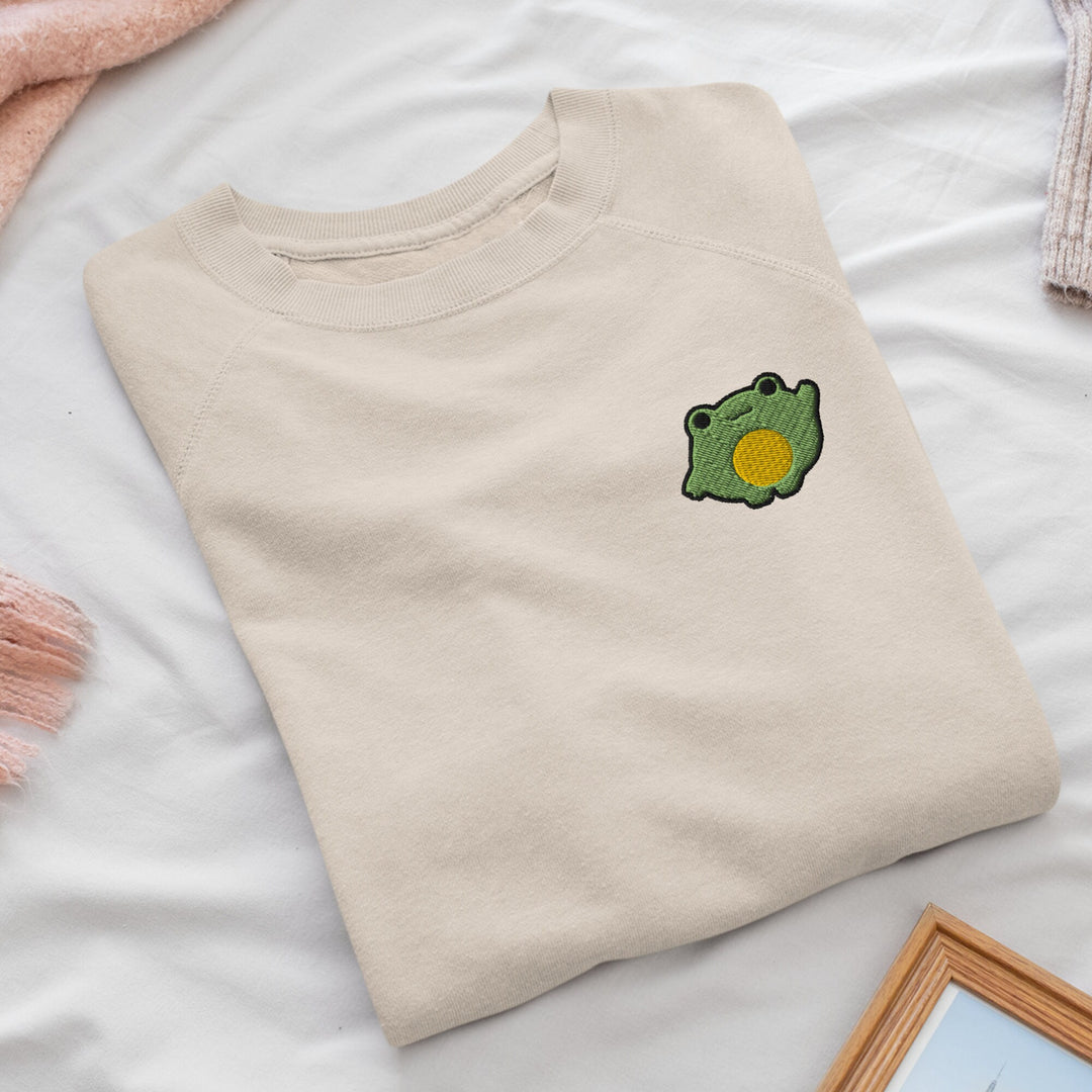 Chonky Cartoon Frog Sweatshirt