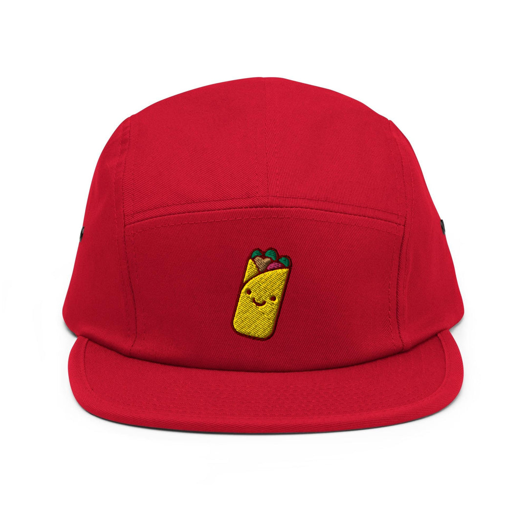 Cute Burrito 5 Panel Camper Cap