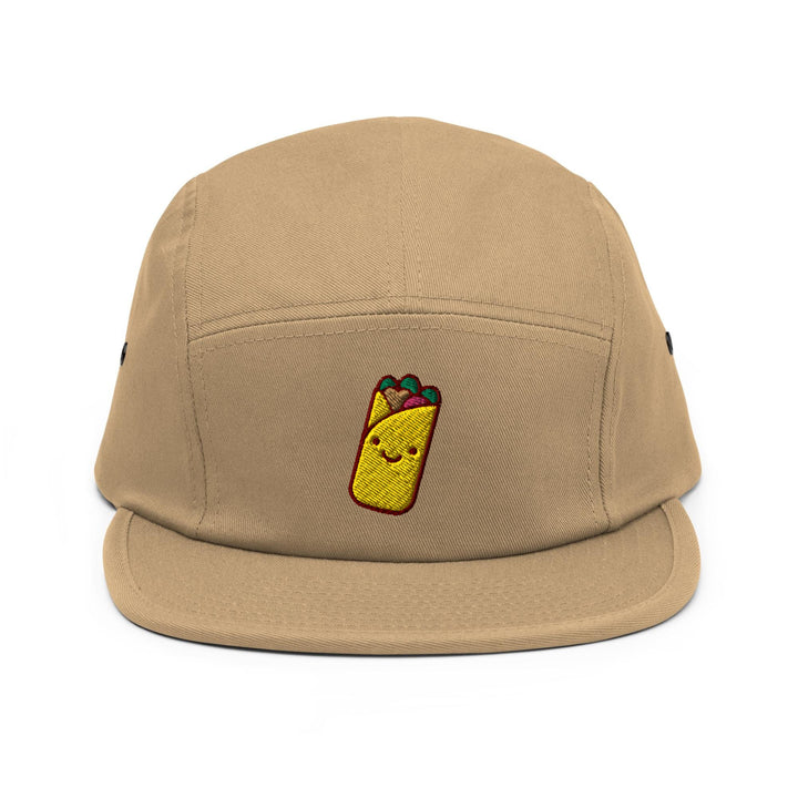 Cute Burrito 5 Panel Camper Cap