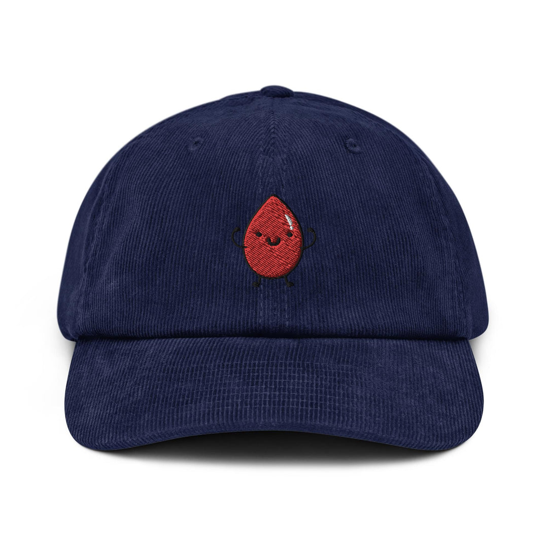Blood Donor Blood Drop Corduroy Cap