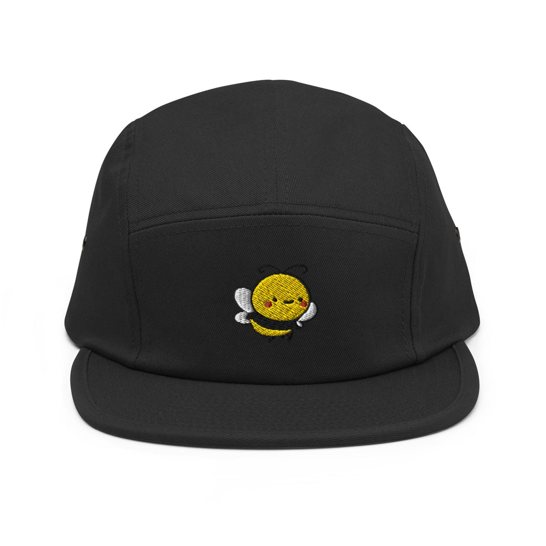 Cute Bee 5 Panel Camper Cap