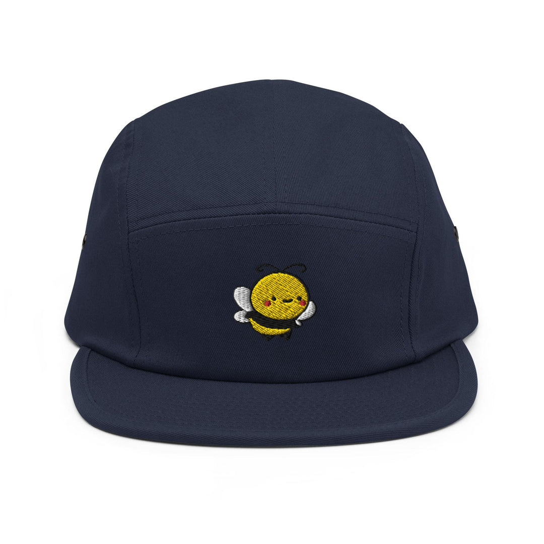 Cute Bee 5 Panel Camper Cap
