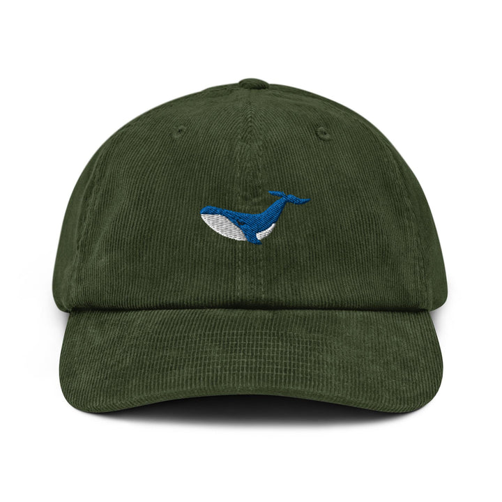 Blue Whale Corduroy Cap