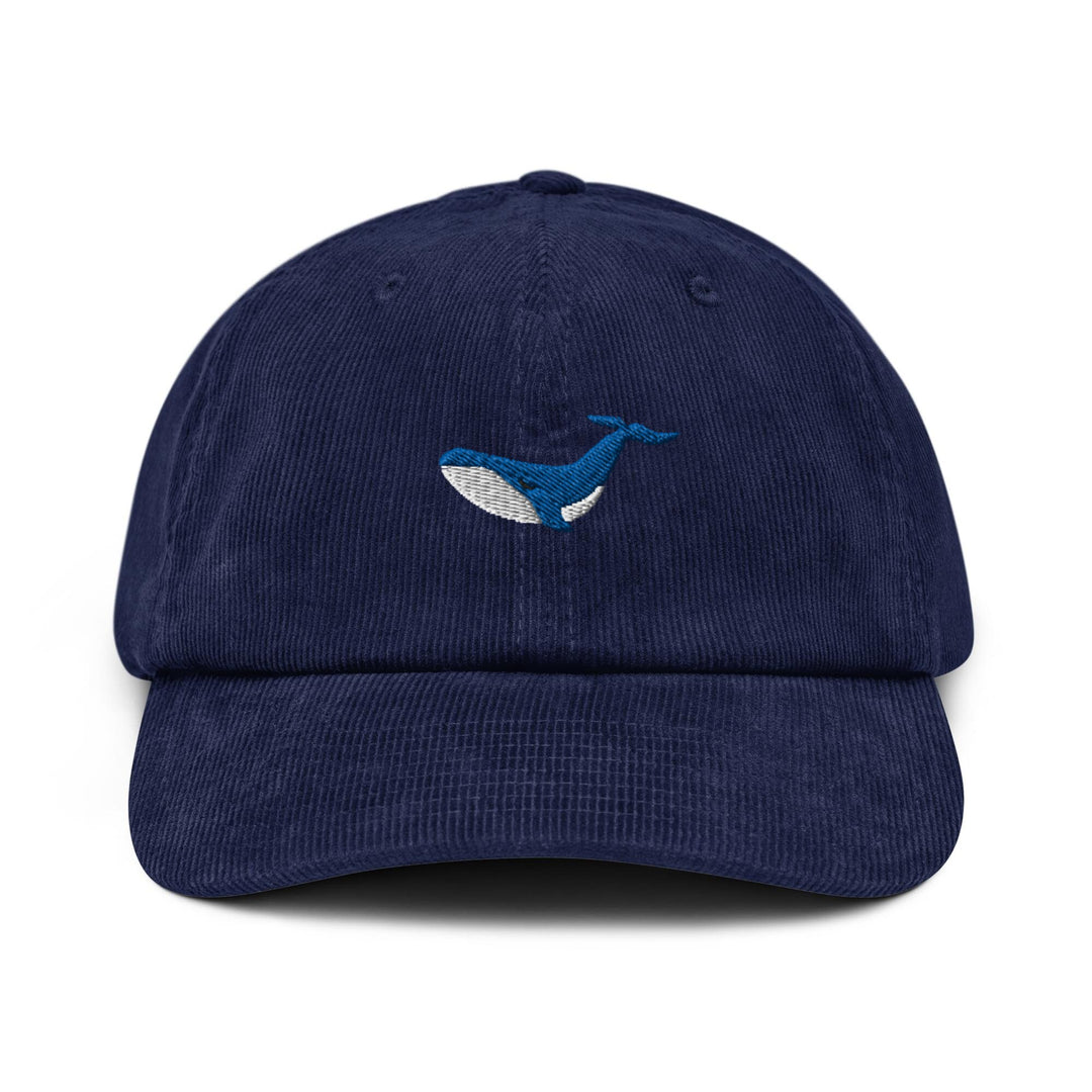 Blue Whale Corduroy Cap