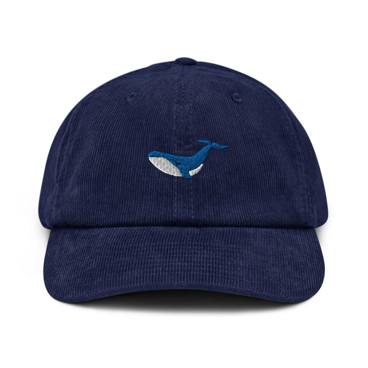 Blue Whale Corduroy Cap