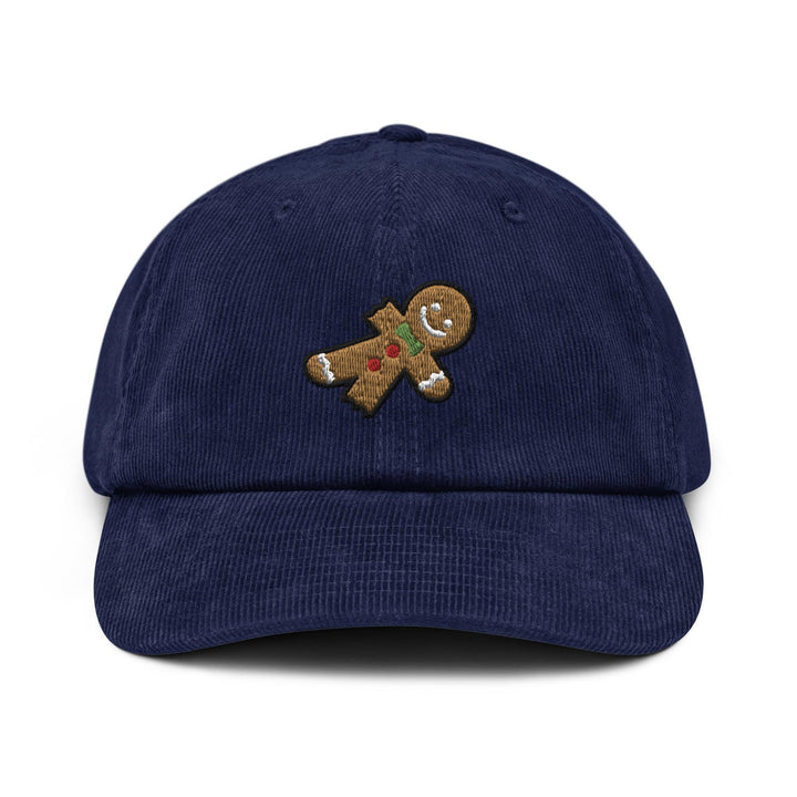 Bitten Gingerbread Man Corduroy Cap