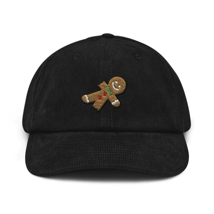 Bitten Gingerbread Man Corduroy Cap