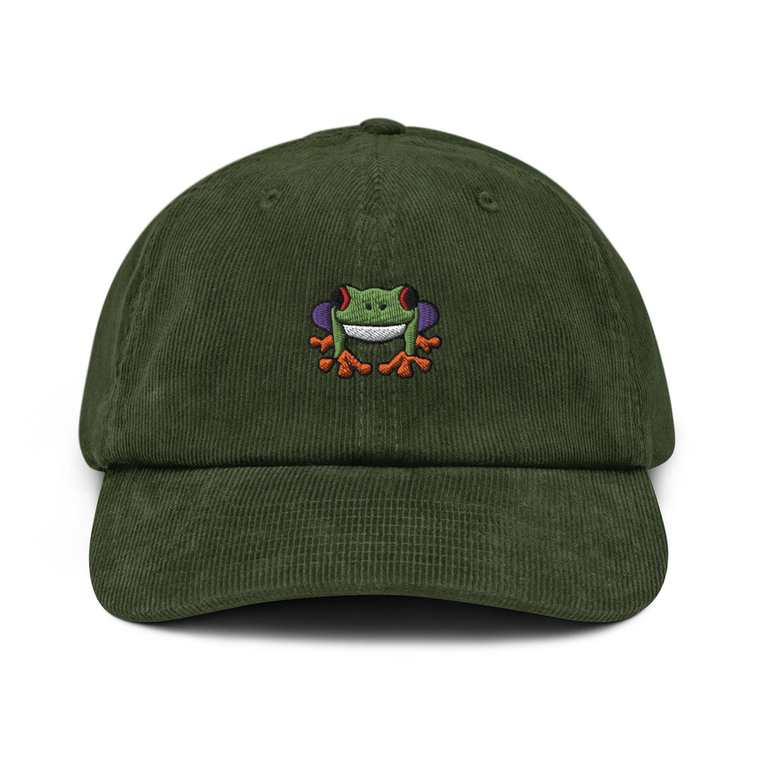 Red Eyed Tree Frog Corduroy Cap