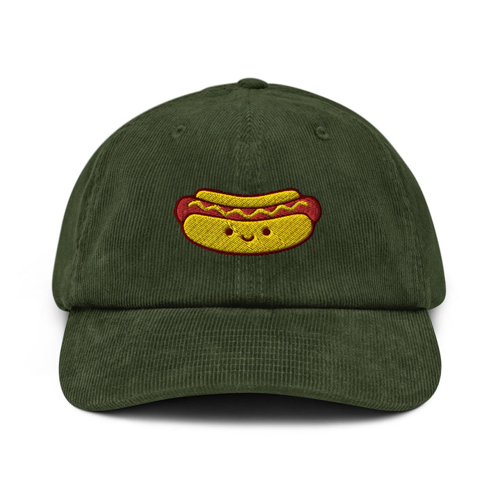 Cute Hot Dog Corduroy Cap