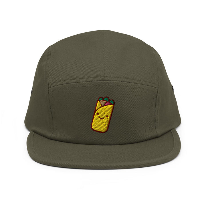 Cute Burrito 5 Panel Camper Cap