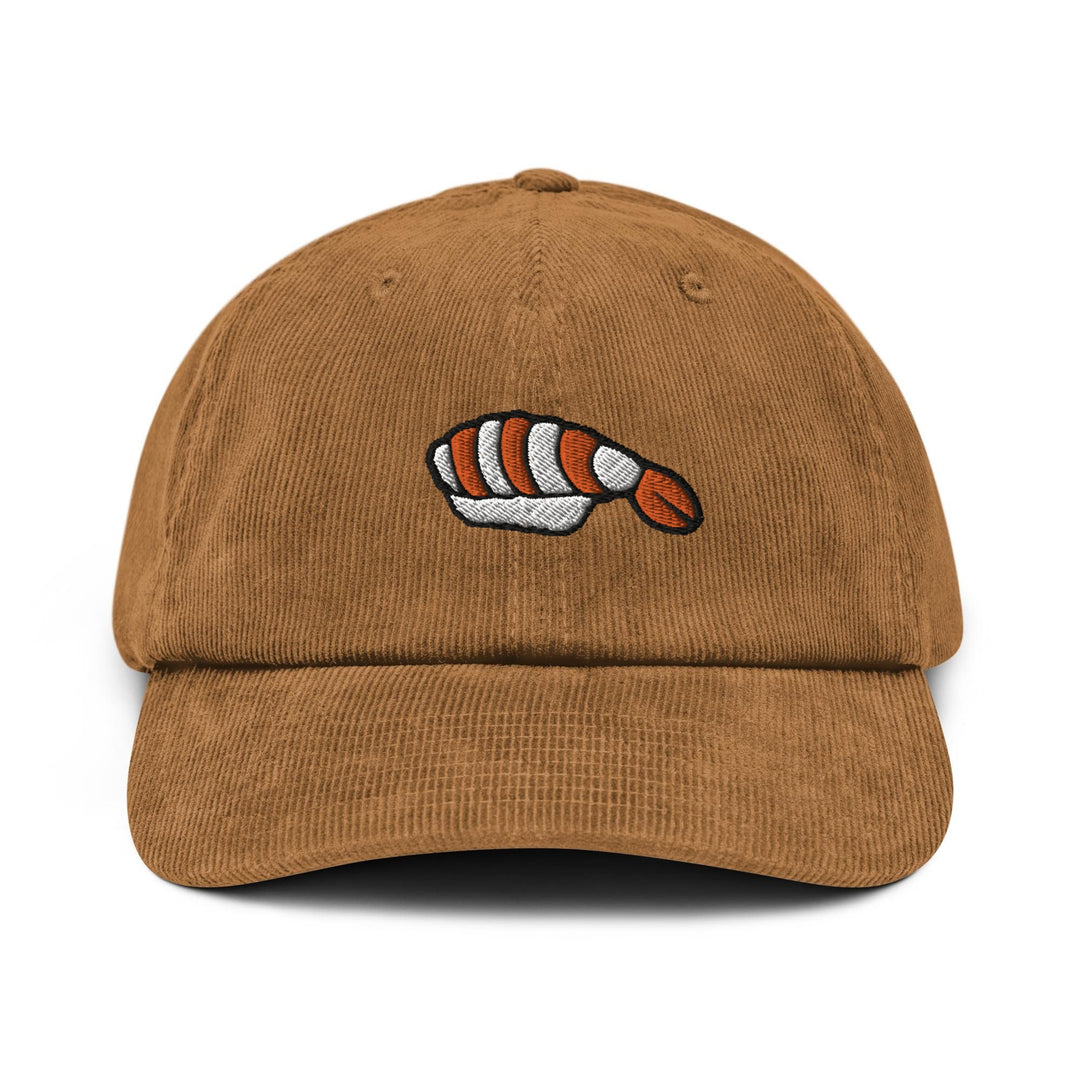 Ebi Nigiri Shrimp Sushi Corduroy Cap