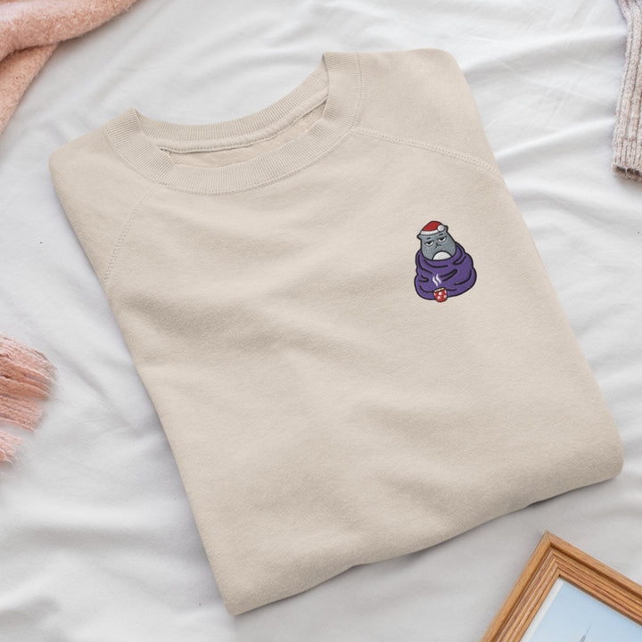 Grumpy Cat in Blanket Sweatshirt