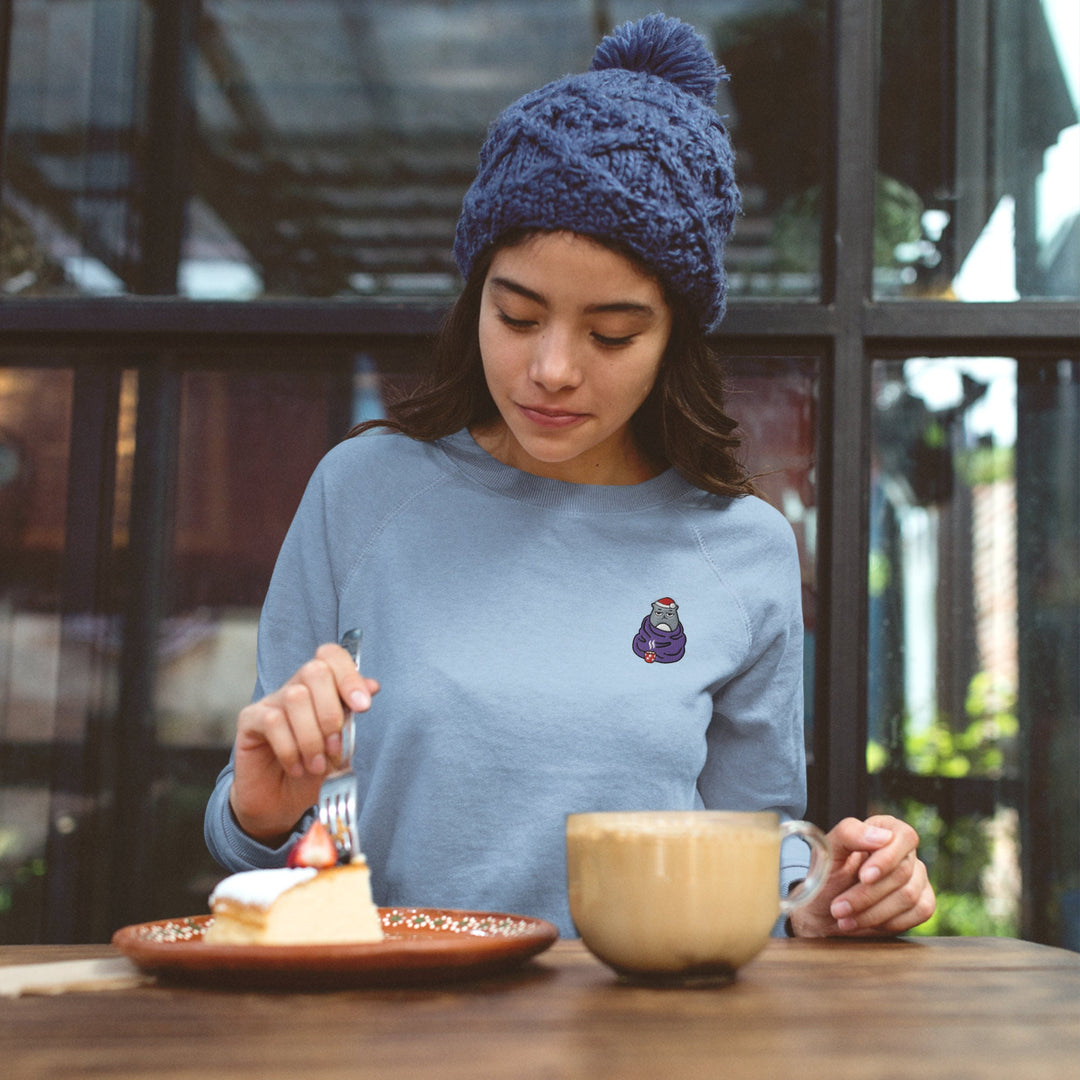 Grumpy Cat in Blanket Sweatshirt