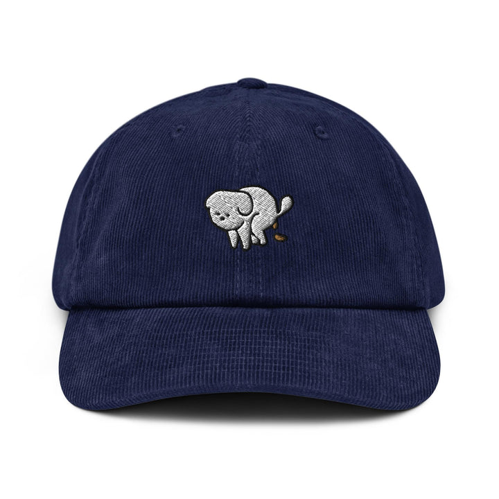 Pooping Dog Leo Corduroy Cap