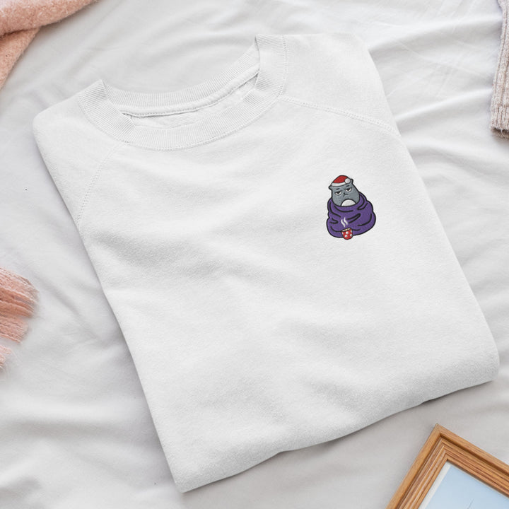 Grumpy Cat in Blanket Sweatshirt