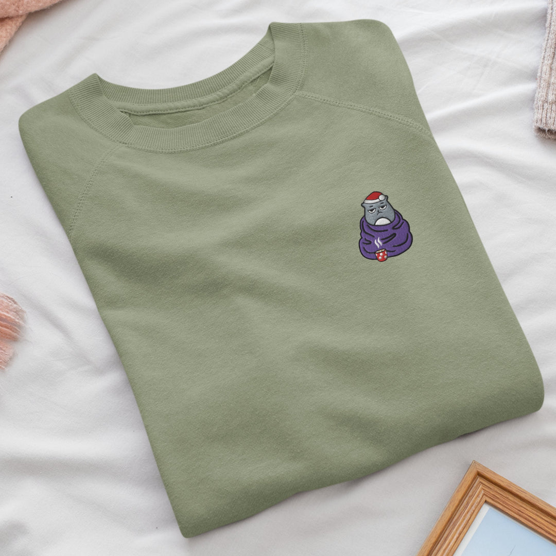 Grumpy Cat in Blanket Sweatshirt