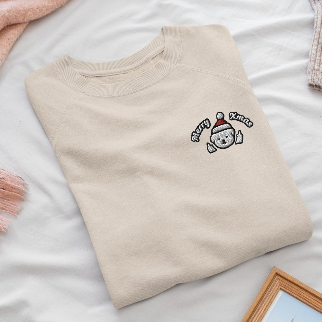 Merry Xmas Rude Dog Leo Sweatshirt