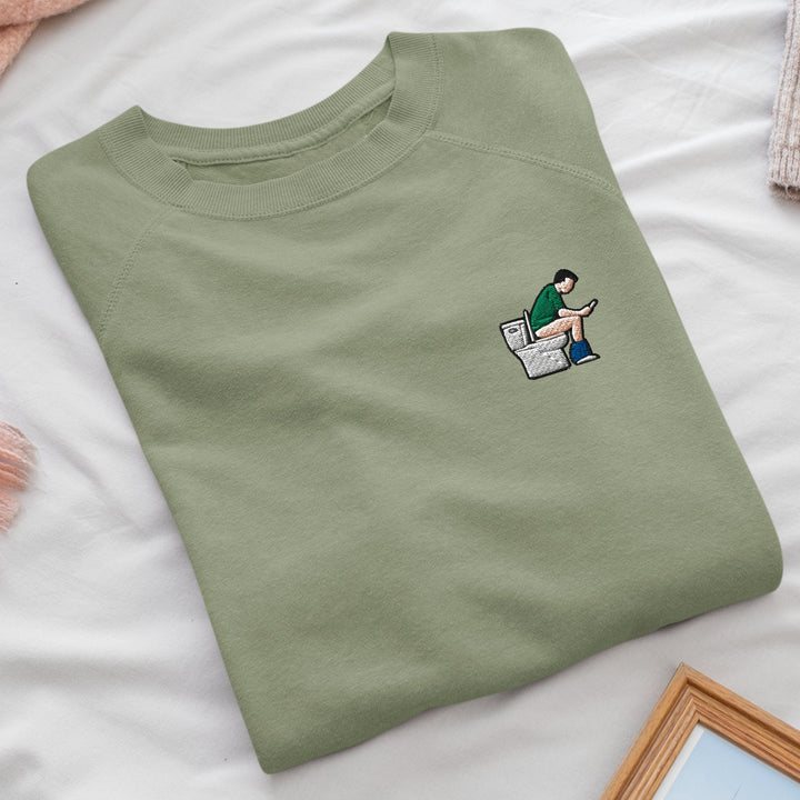 Man on Toilet Sweatshirt
