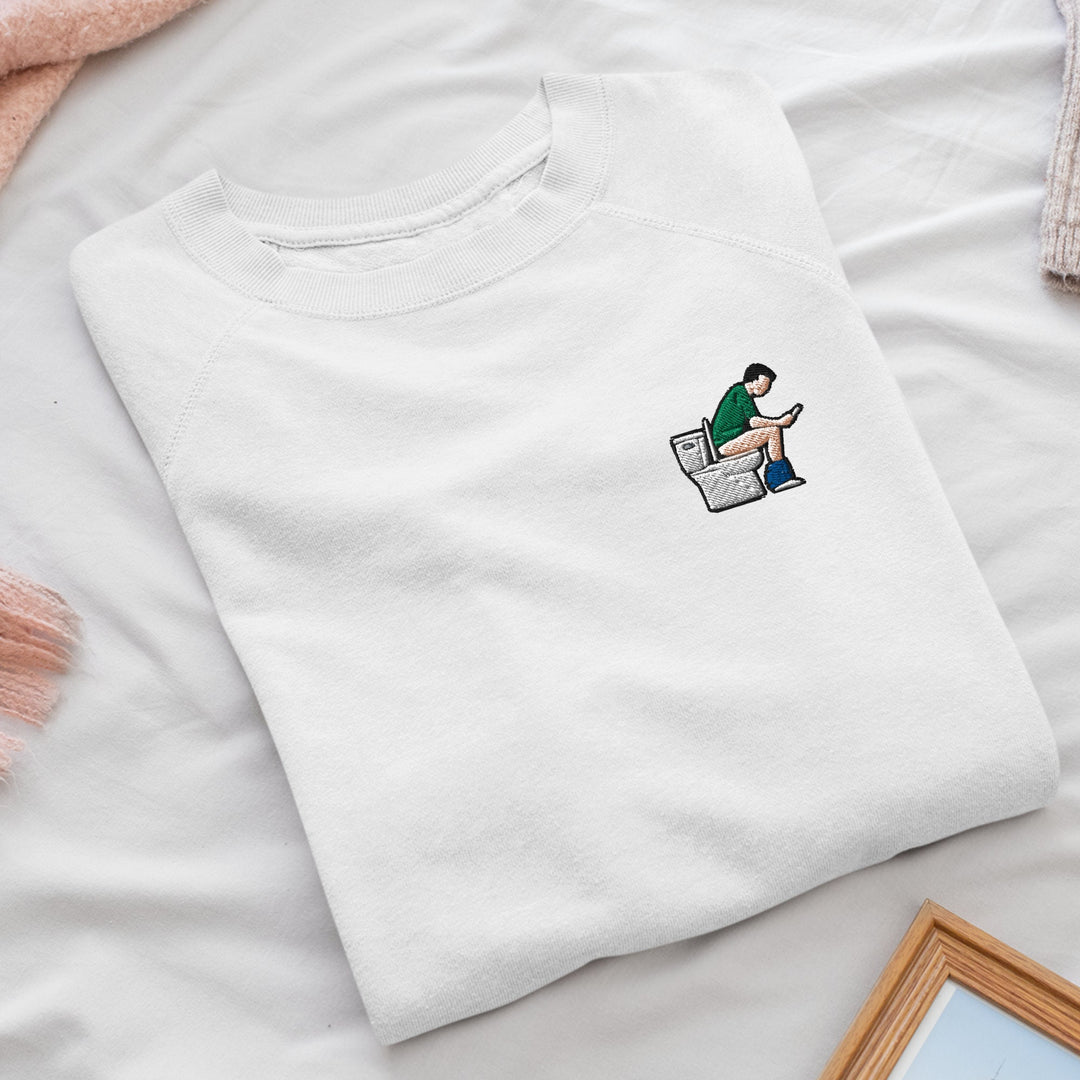 Man on Toilet Sweatshirt