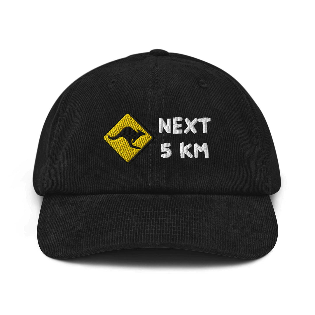 Kangaroo Road Sign Corduroy Cap