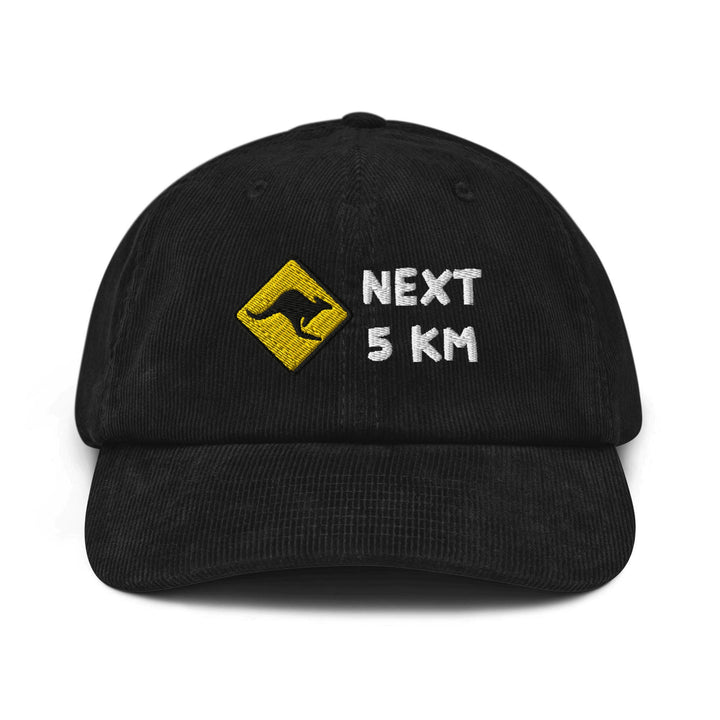 Kangaroo Road Sign Corduroy Cap