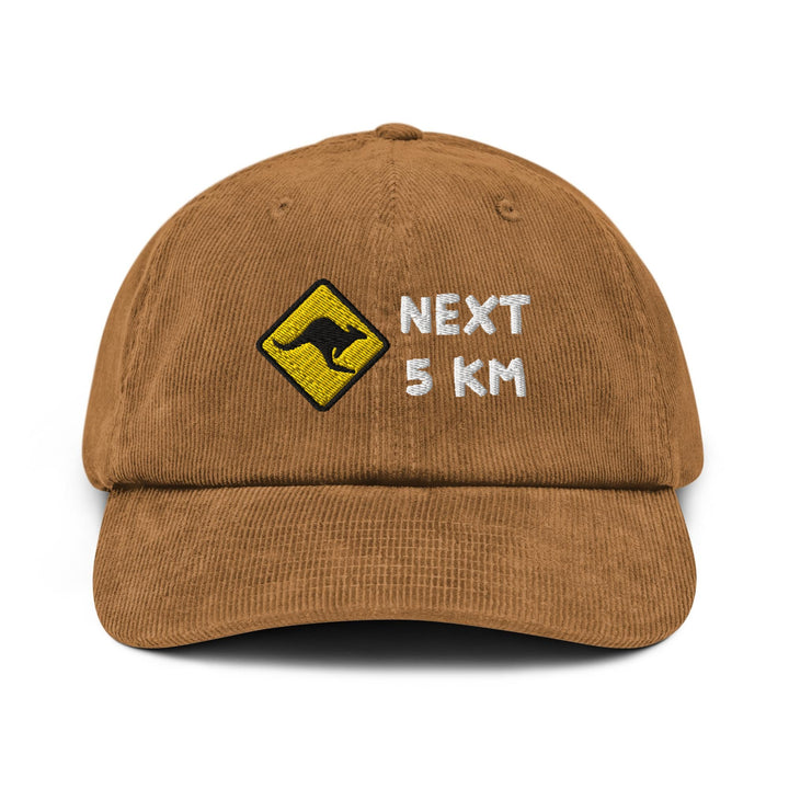Kangaroo Road Sign Corduroy Cap