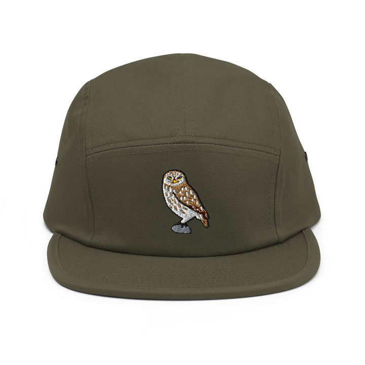 Little Owl of Athena 5 Panel Camper Cap