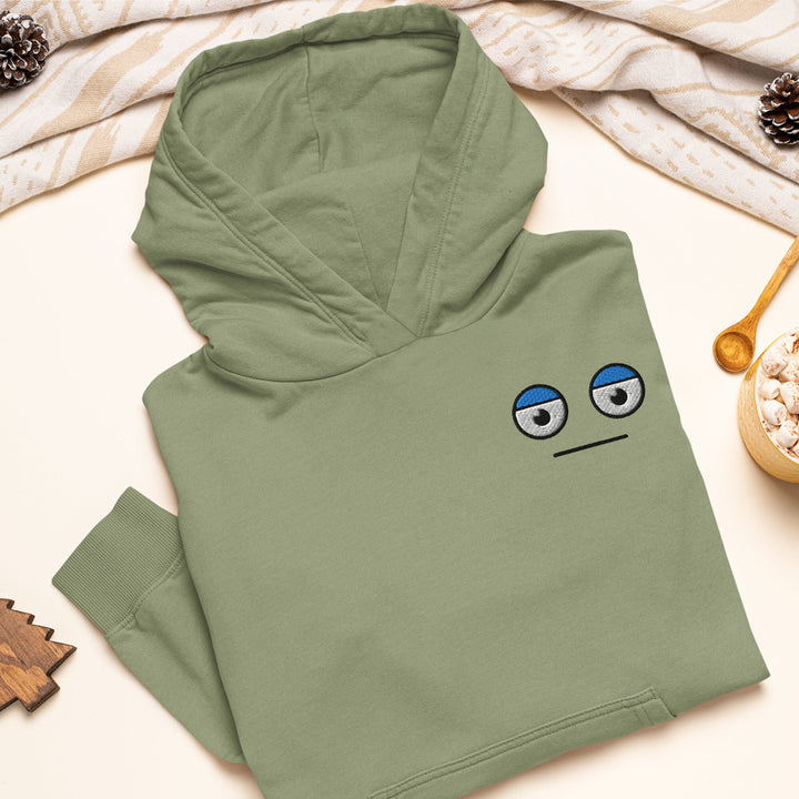 Meh Unamused Face Hoodie