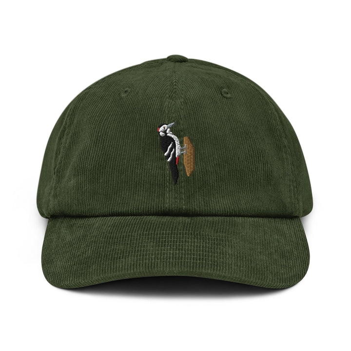 Great Spotted Woodpecker Corduroy Cap