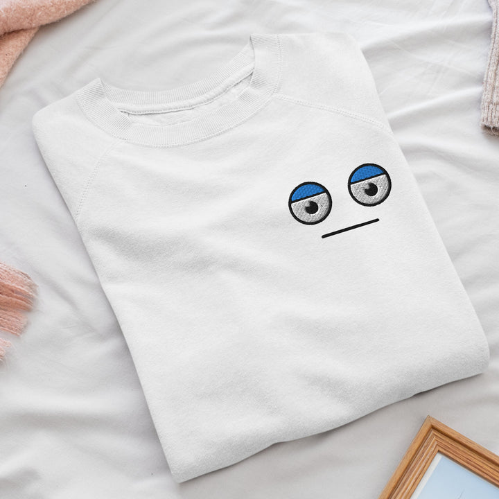 Meh Unamused Face Sweatshirt