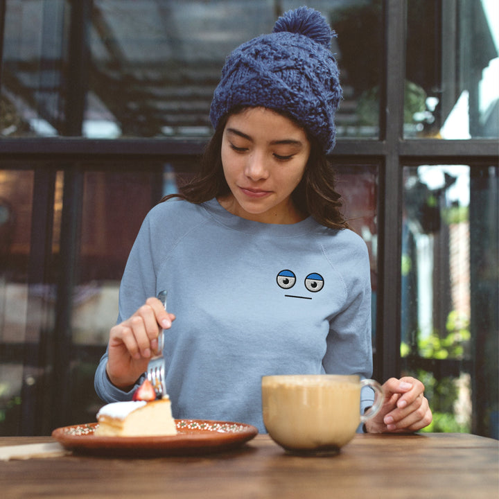 Meh Unamused Face Sweatshirt