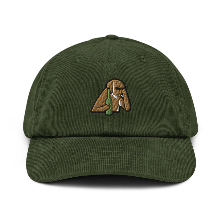 Regretful Hangover Dog Corduroy Cap