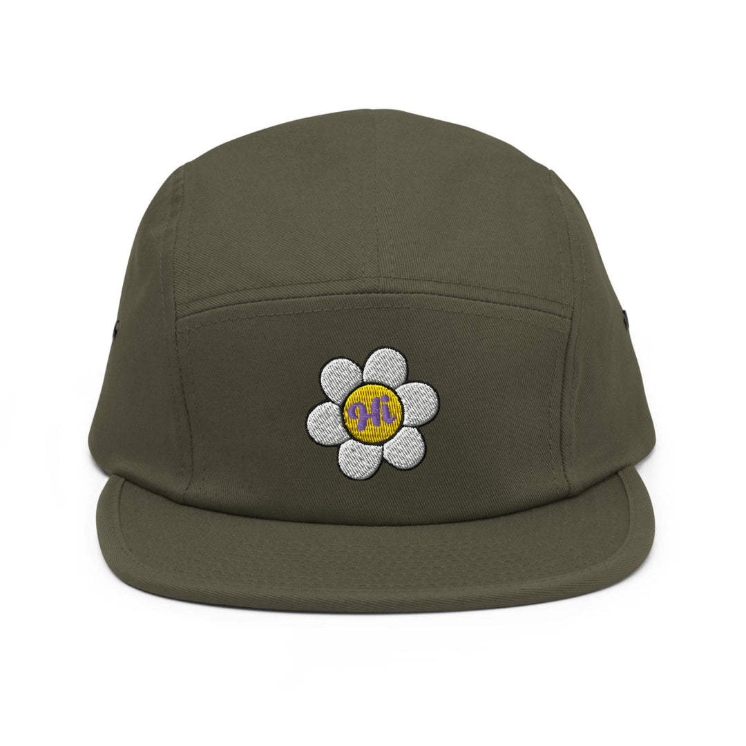 Hi Flower 5 Panel Camper Cap