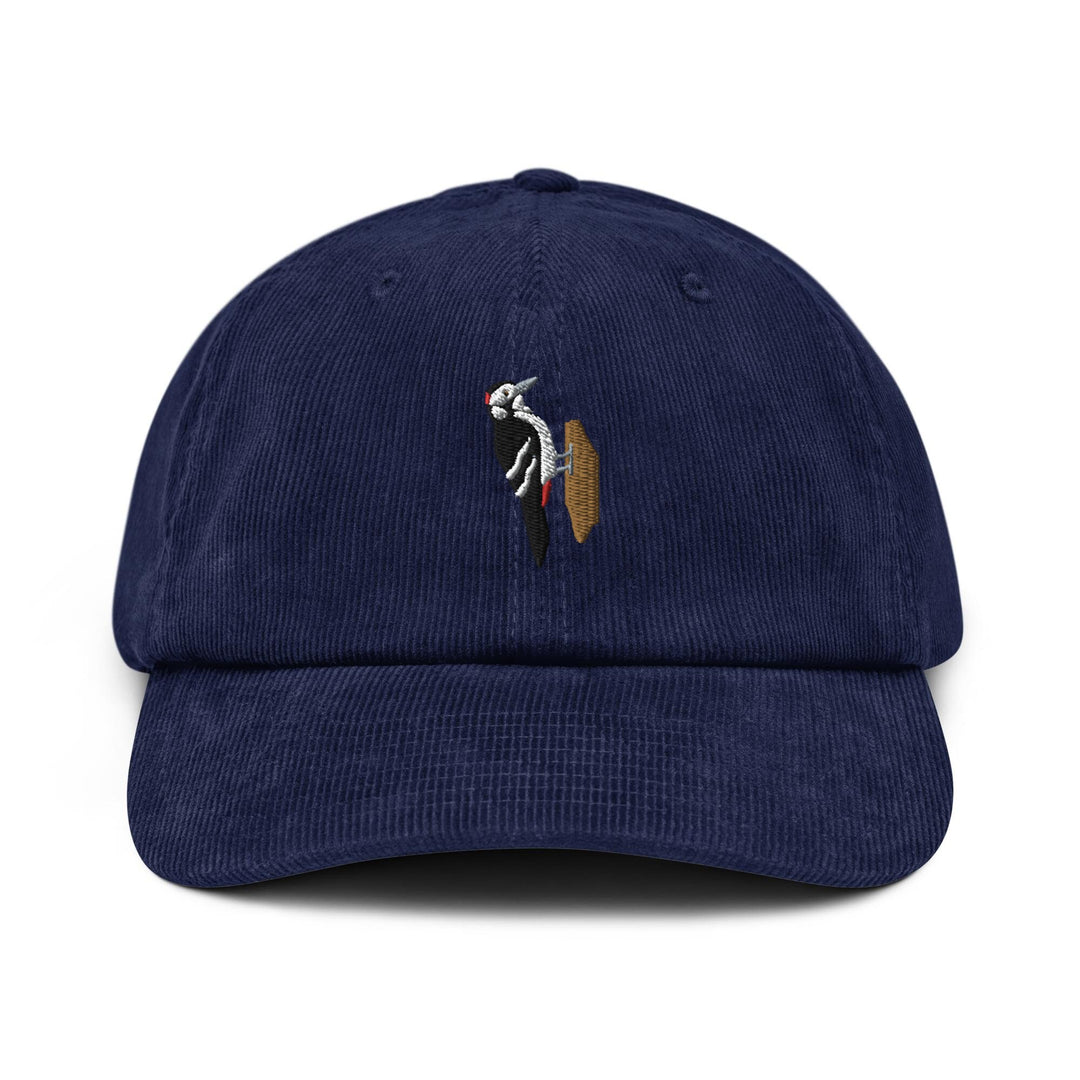 Great Spotted Woodpecker Corduroy Cap