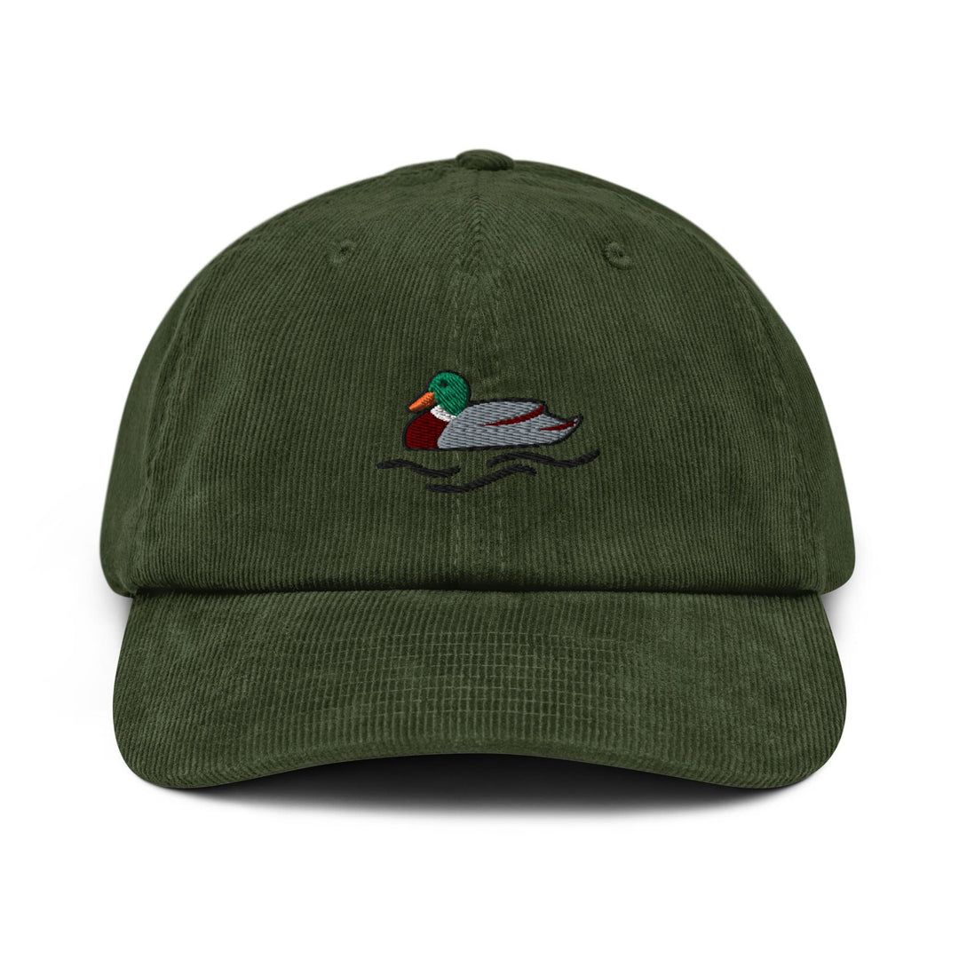 Mallard Wild Duck Corduroy Cap