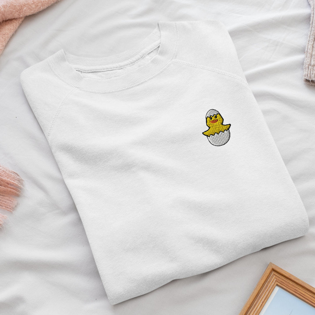 Baby Chicken in Eggshell Sweatshirt