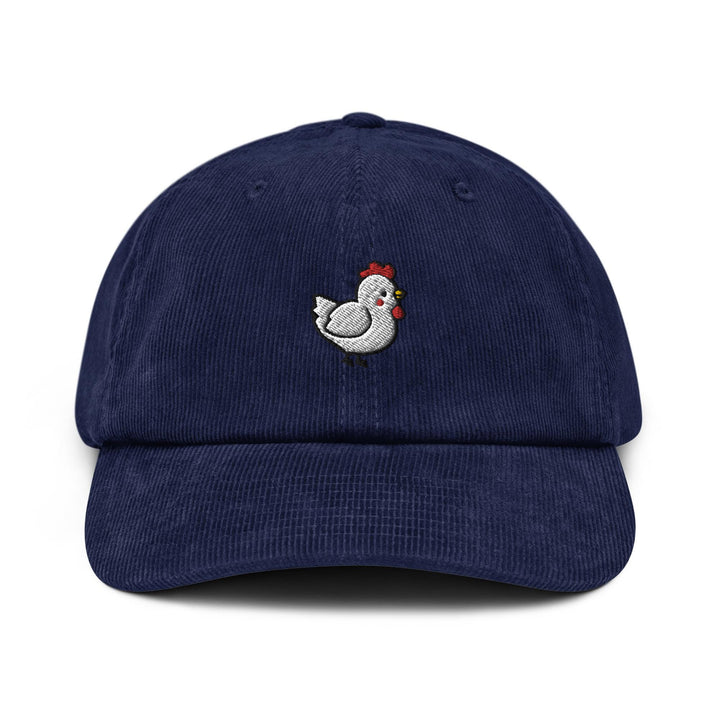 Little White Rooster Corduroy Cap