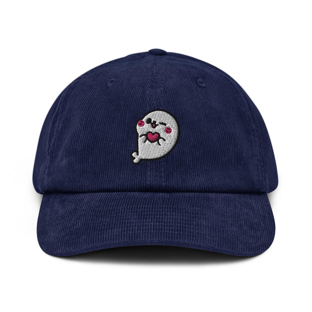 Kawaii White Harp Seal Corduroy Cap