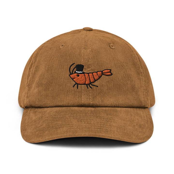 Shrimp with Top Hat Corduroy Cap