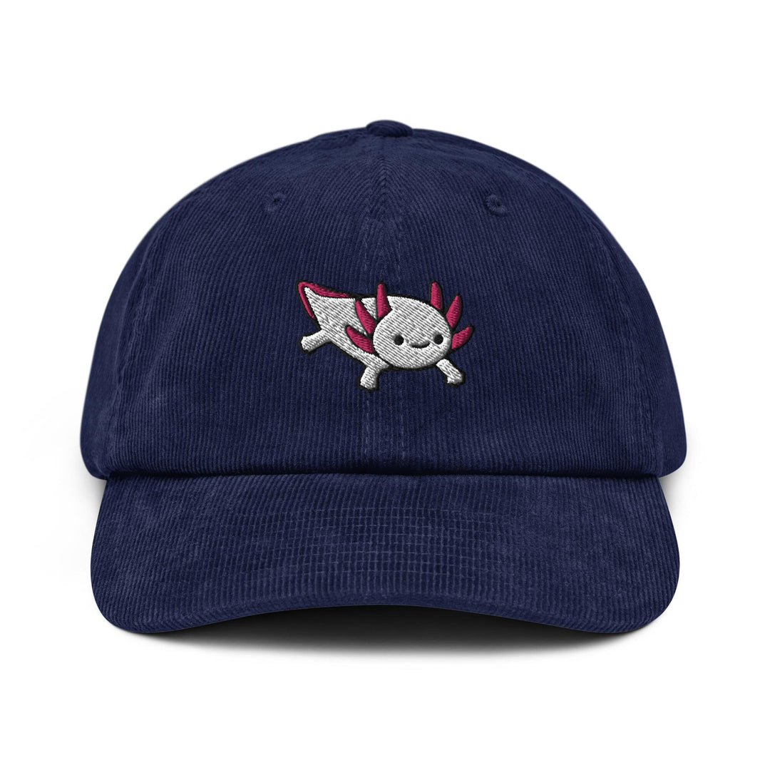 Axolotl Salamander Corduroy Cap
