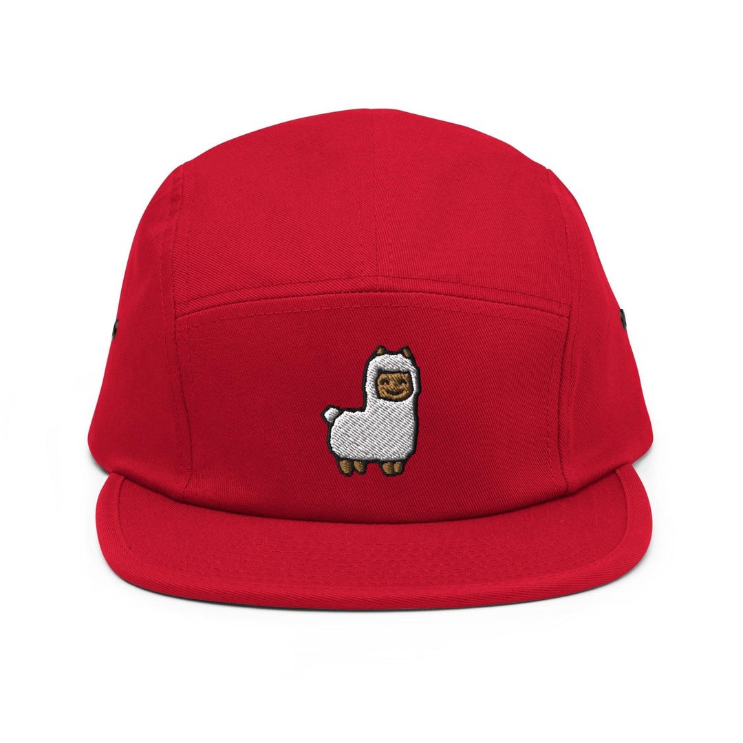 Cute Alpaca 5 Panel Camper Cap