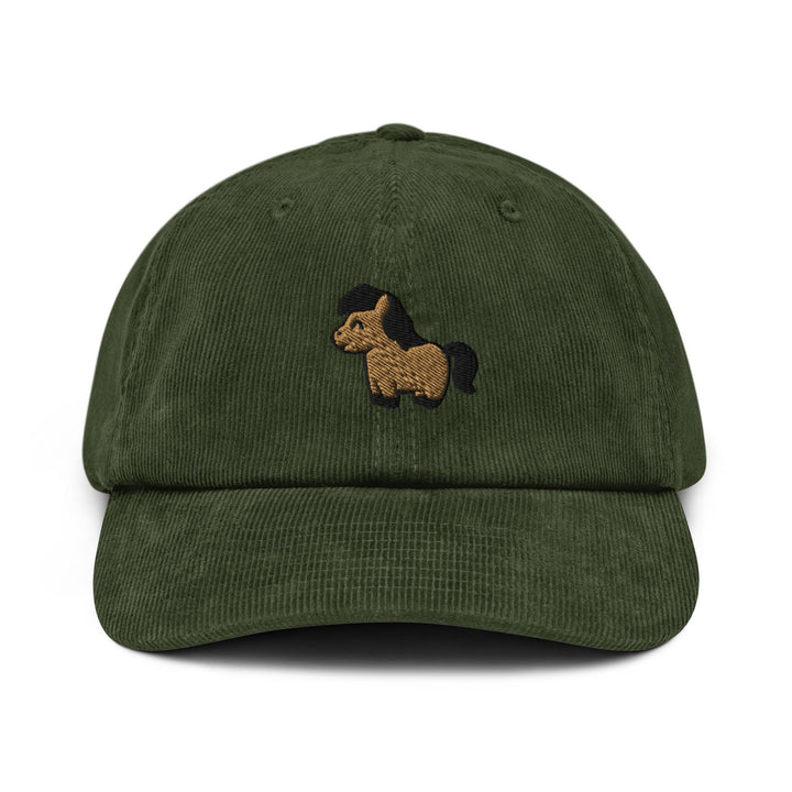 Brown Mini Horse Corduroy Cap
