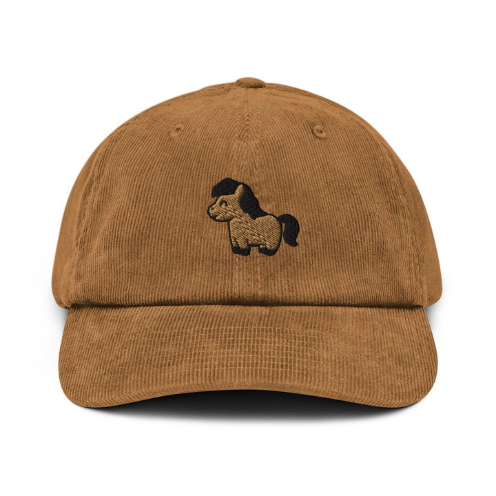 Brown Mini Horse Corduroy Cap
