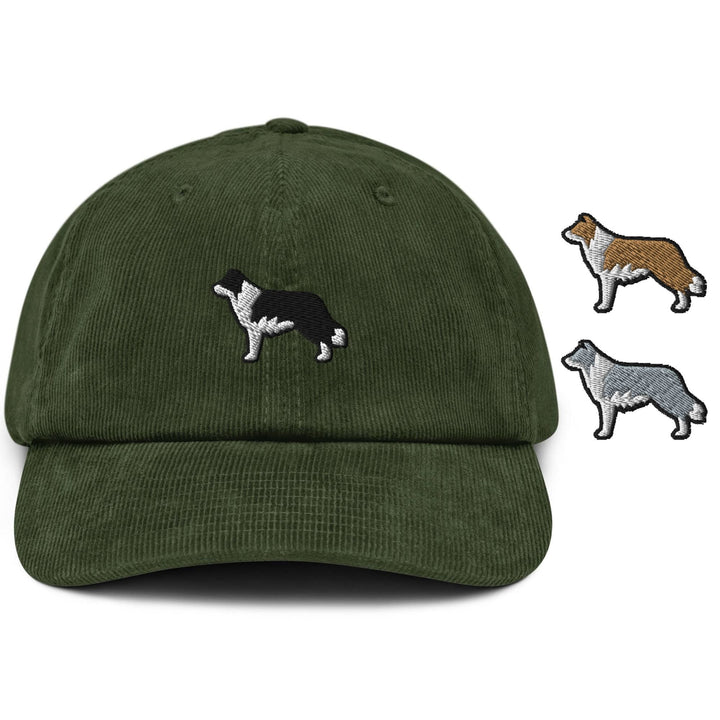 Border Collie Corduroy Cap